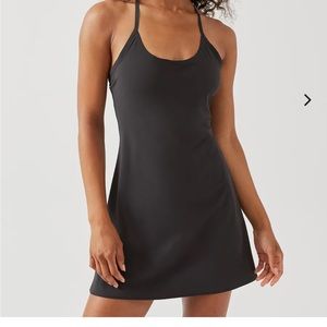 Outdoor Voices Exercise Dress (Black, Size Med)